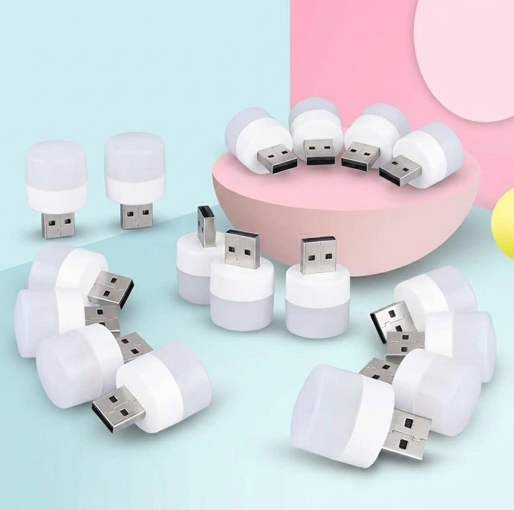 RPMSD Warm White Portable 12-LED USB Mini Light (Pack of 12)