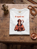 Om Hanumate Namah – Lord Hanuman Premium Spiritual Graphic T-Shirt