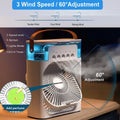 JINKI Mini Cool Portable Desk Fan – 3-Speed High-Performance Personal Air Cooler