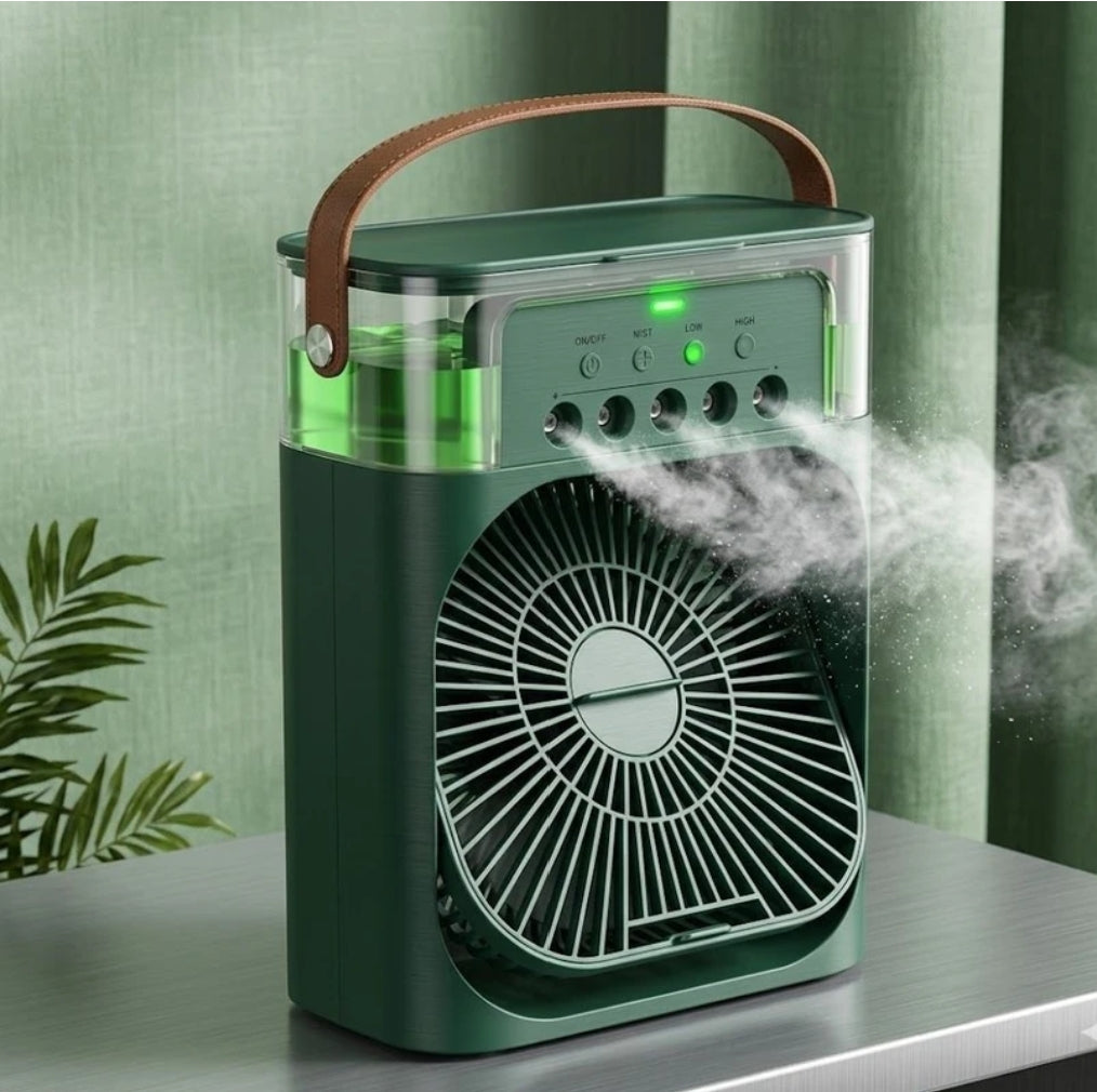 JINKI Mini Cool Portable Desk Fan – 3-Speed High-Performance Personal Air Cooler