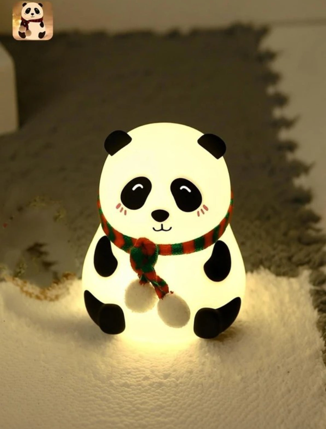 Cute Panda Shape LED Night Lamp – Soft Bedside Companion for Kids &amp; Adults