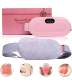 BELENZO Electric Cordless Heating Pad – 2-in-1 Menstrual Pain Relief & Vibration Massager