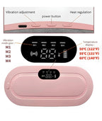 BELENZO Electric Cordless Heating Pad – 2-in-1 Menstrual Pain Relief & Vibration Massager