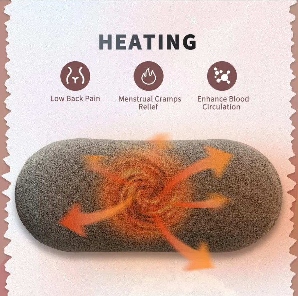 BELENZO Electric Cordless Heating Pad – 2-in-1 Menstrual Pain Relief & Vibration Massager