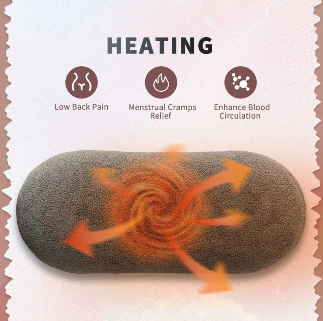 BELENZO Electric Cordless Heating Pad – 2-in-1 Menstrual Pain Relief & Vibration Massager