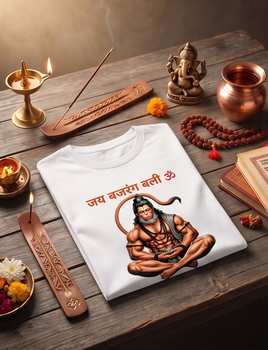 Jay Bajrang Bali – Premium Graphic T-Shirt