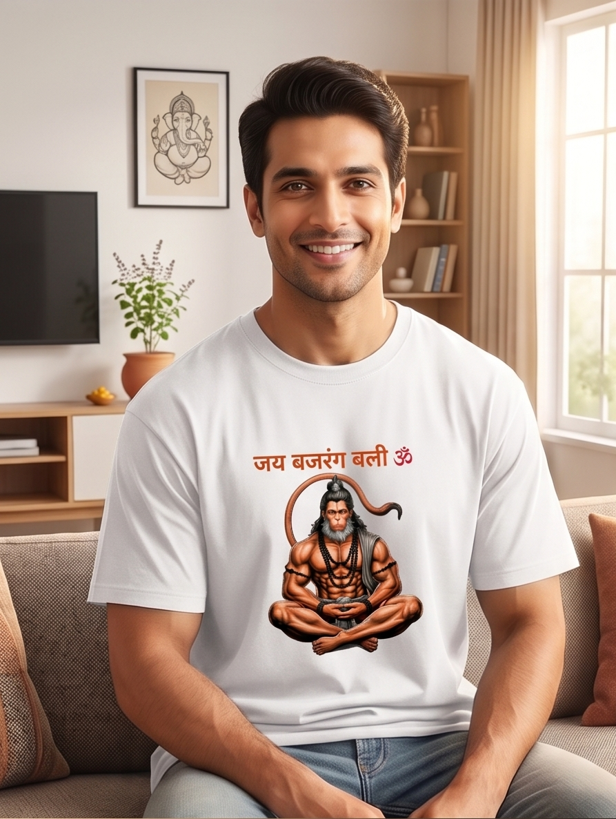 Jay Bajrang Bali – Premium Graphic T-Shirt