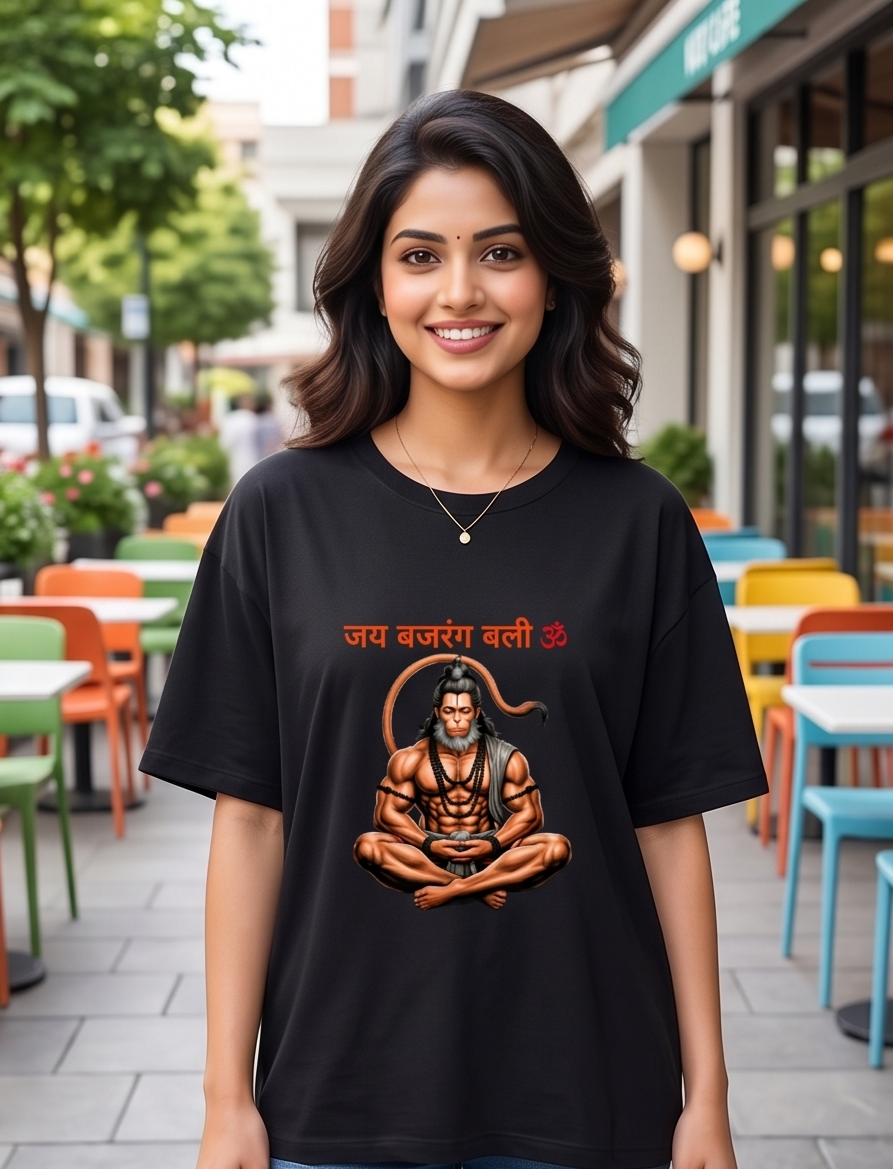Jay Bajrang Bali – Premium Graphic T-Shirt