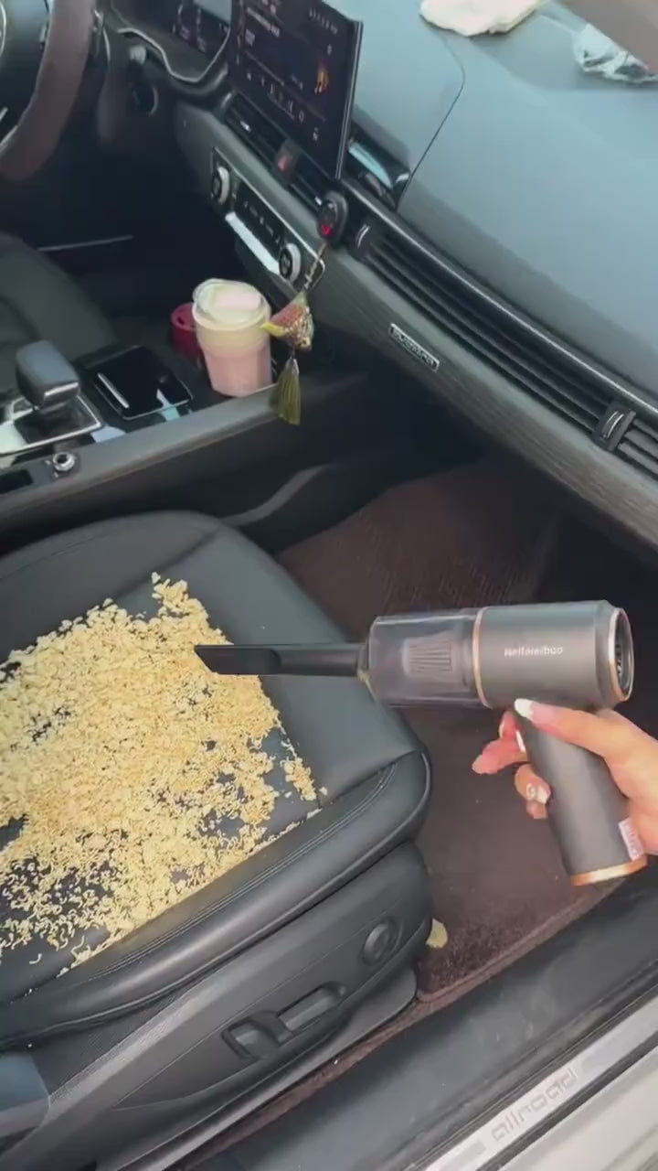 Portable Wireless Handheld Vacuum Cleaner – High-Power Mini Dust Cleaner for Car &amp; Home
